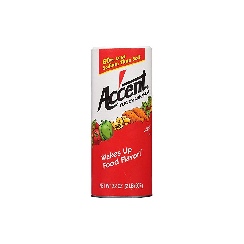 Ac'cent All Natural Flavor Enhancer, 32 Ounce (Pack of 2)