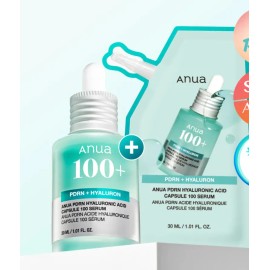 Anua Pdrn + Hyaluronic Capsule 100 Serum + 30ml Refill Set
