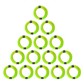 12 Pack String Trimmer Line Compatible with Ego String Trimmer 0.095" 168FT Weed Eater String Pre-Cut Dual Color Fast-Positioning Triangular Twisted Trimmer Line Universal Fit Weed Wacker String