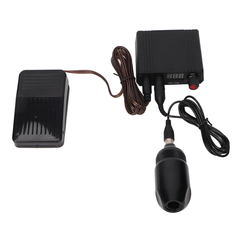 Tattoo Pen Kit LCD Display Dual Mode RAC Connector Rotary