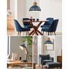 ELYONA Industrial Pendant Light 12" Hammered Metal Dome Hanging Lamp