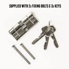 High Security TS007 1 Star Euro Cylinder Lock, British Standard,