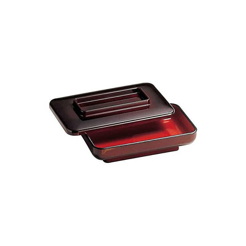 J-kitchens 884 Unagi Flat Unagi Flat Unagi Box (Inner Vermilion)
