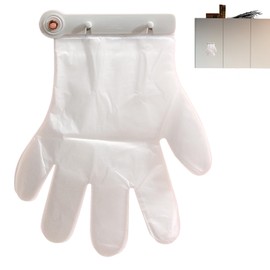 Gloves Dispenser Wall Mount,Hangable Mitten Storage Clips | Wall Mounted Gloves Dispenser Holder with 100 Mittens, for Bathroom, Kitchen, Refrigerator Door