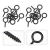 KONTONTY 30pcs Heavy Duty Self Tapping Screw for Outdoor Indoor