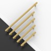 Amerdeco 10 Pack Gold Cabinet Pulls 96mm Hole Center Cabinet