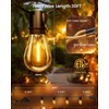 Torkase Outdoor String Lights LED, 30FT S14 Shatterproof Bulbs (10+1),