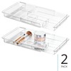iDesign Makeup Storage Tray for Cosmetics or Jewelry, Set of