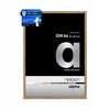 nielsen Alpha Photo Frame A4, 21x29.7cm Aluminium Picture Frame, Oak