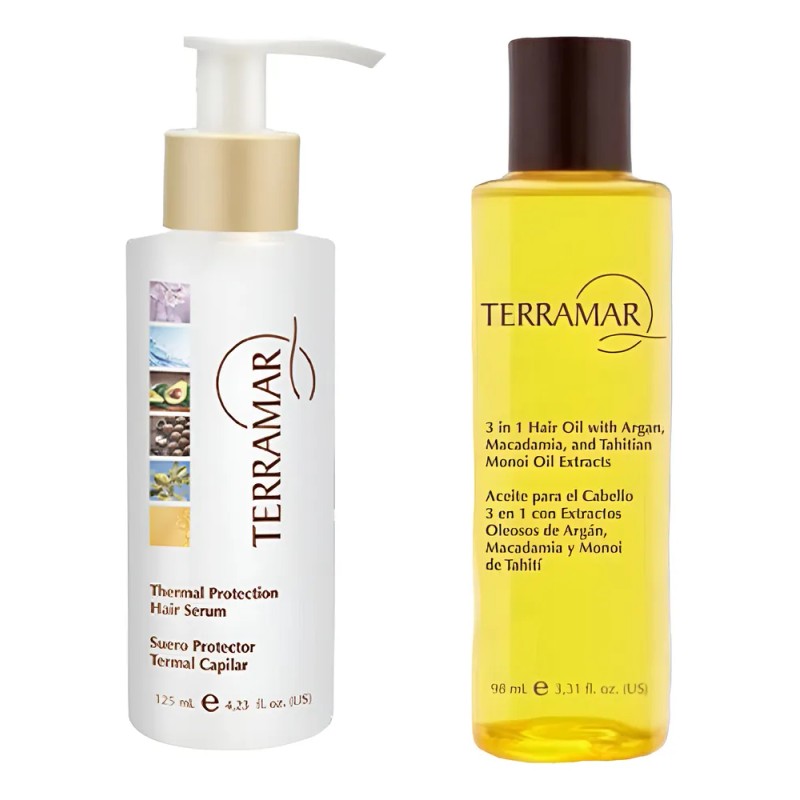 Aceite Para El Cabello 3en1 Terramar+ Suero Protector Termal