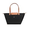 Bolsa Mujer LONGVOYAGE - Sac Rouleau Mediana (Negro)