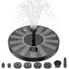 AISITIN Solar Powered Fountain Pump – 6 Nozzles, 1.5W, Great