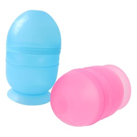 Outanaya 2pcs Hair Color Mixing Cups Shaker Bowls for Hair Dyeing Non- Design Reusable and Convenient for Coloring