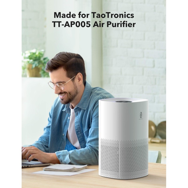 Air Purifier Replacement for AP005, 3-in-1 H13 HEPA Filter Compatable