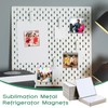 Xuhal 40 Pcs Sublimation Magnet Blanks Metal Bulk 2.16 x