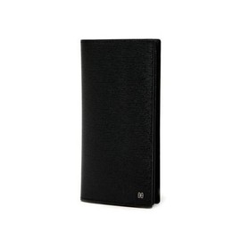 Daks (신세계강남점)DBWA1E831 FELTON 블랙 가죽 DD로고 모던 클래식 장지갑 (DBW1A1E831) FELTON Black Leather DD Logo Modern Classic Long Wallet