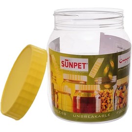 Sunpet J0500 Food Storage Canisters, Plastic, Red, 500 ml, Small, Pack of 3