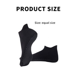 2 Pairs Non Slip Yoga Socks,Anti Slip Skid Socks Grip Socks Cotton Slipper Socks for Women Girls Kids with Grips,for Yoga Ballet Pilates Martial Arts Fitness Dance Barre Workout Sporting Supplies
