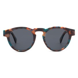Peepers by PeeperSpecs Women's Nantucket Polarized Sunglasses, Teal Botanico, No Correction