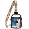 Clear Fanny Pack Cross Body Bag for Women Transparent Chest