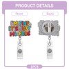 Funny Glitter Nurse Badge Reel I'm Fine It's Just My