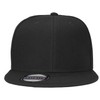 Falari 2-Pack Classic Snapback Hat Cap Flat Bill Blank Solid