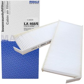 MAHLE C3009 Air Conditioner Filter, Pollen/PM2.5 Remover, Renault Kangoo Zen, Actif, Bebop, Colorale (ABA-KWK4M, ABA-KWK4MG, ABA-KWH5F, ABA-KWH5F1, 3DA-WKK9K) Genuine Filter Manufacturer, Pack of 2