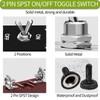 HOKAAER Heavy Duty Toggle Switch ON-Off 12V DC 30A 2