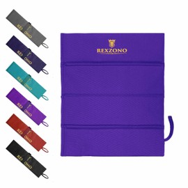 REXZONO Folding Sit Mat - Waterproof, Moisture-Resistant, Portable Sitting Cushion. Thermally Insulated Seat Pad for Outdoor Camping, Hiking, Picnics, Fishing, Parks (Purple, Compact)