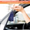 SHMZK Bat Shaped Keychain, PU Leather Bat Keys Ring Cover