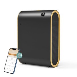 Scent Air Machine Waterless Essential Oil Diffuser 350ml for 1500 sq ft, Bluetooth Hotel Collection Diffuser for Home & Commercial Use (Black)