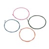 4Pcs Electric Bass String Set Clear Bright Sound Metal Colored