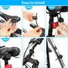 Heveer AirTag Bicycle Saddle Mount Hidden Bicycle Mount Black for