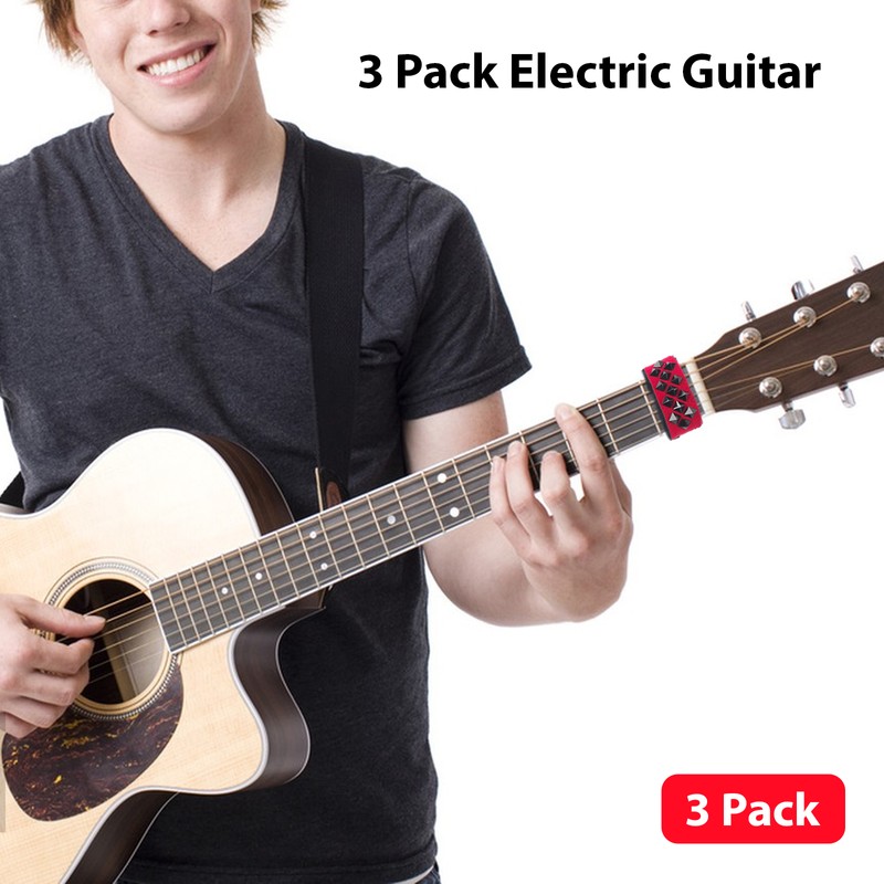 3 Pack Electric Guitar Bass String Muter Guitar Fret Wrap