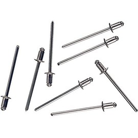Connex COXT195408 Aluminium Blind Rivets, Silver, 4 x 8 mm Set of 50 Pieces