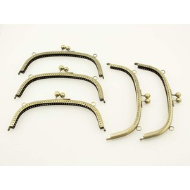 Olive-G Antique Gold Arched Hole Tips Set of 5 20.5cm Handmade