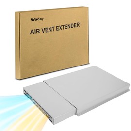 Aluminum Floor Air Vent Extender – Adjustable HVAC Vent Cover for Enhanced Airflow, Durable Metal Design, Easy Install (Fits Standard Vents, 4”x10”/6”x12”/Other Sizes)
