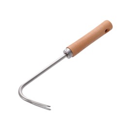 HiChuAng Garden Weeding Tools Garden V-Shape Weeder,Sturdy Weeder with Handle for Garden Patio Digging Weeding Crack Lawn Grass Farmland(V-Type-Short Handle)