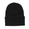 Fine Knit Watch Cap Beanie, Winter Hat, 100% Acrylic, Made in USA, One Size (1, Black)