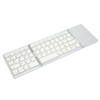 Foldable Bluetooth Keyboard 63 Keys Metal Ultra Thin Mini Folding