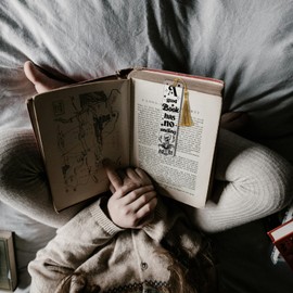 AFRITEE UV DTF Bookmark Wraps - 24 Sheets Books and Coffee Funny Blank Bookmark UV DTF Stickers for Women, Bohemian Floral Butterfly Transfer Sticker DIY Bookmarks Decorative Gifts for Book Lovers