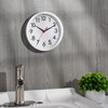 AKCISOT Wall Clock, Modern Small Wall Clocks Battery Operated 8