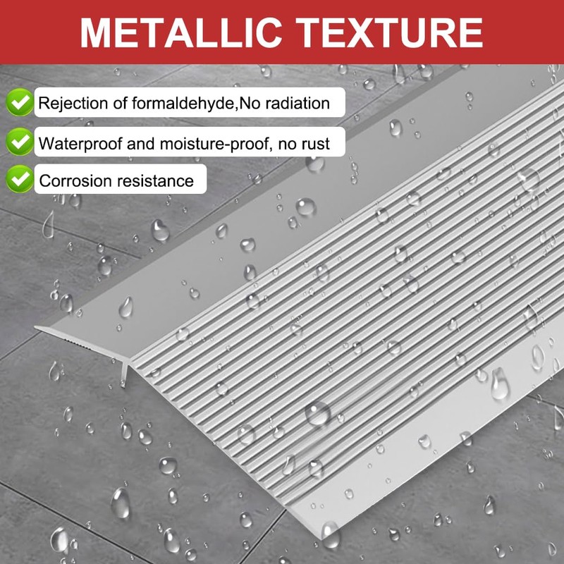 Aluminium floor transition strip, 100 x 900 mm Transition profile