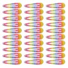 Zac's Alter Ego Set of 30 5cm Rainbow Sleepy Clips/Snap