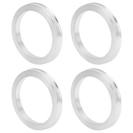 TUCKBOLD Car Wheel Hub Centric Rings Durable Wheels Center Shaft Shock Absorbing Hubrings Silver Tone 4 Pcs OD 84.1mm to ID 66.1 mm Aluminum Alloy