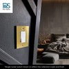 Rio Salto Modern Metal Gold Wall Outlet Cover Outlet Cover