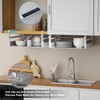AmonHouseware 2 Pack Under Shelf Storage Basket Organizer,Adjustable Hanging Under