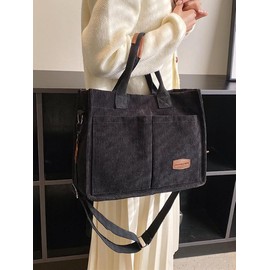 Summer Everything Tote Bag for Women, Plain/Cherry Pattern Work Bag, Makeup Bag, Everyday Bag, Trendy Versatile Work Tote Bag, Girl Large Beach Bags Gift, Fall Outfits, Fall Freshness Fall Outfits:_Deep Pink_Please Refer To The Pictures for Dimensions