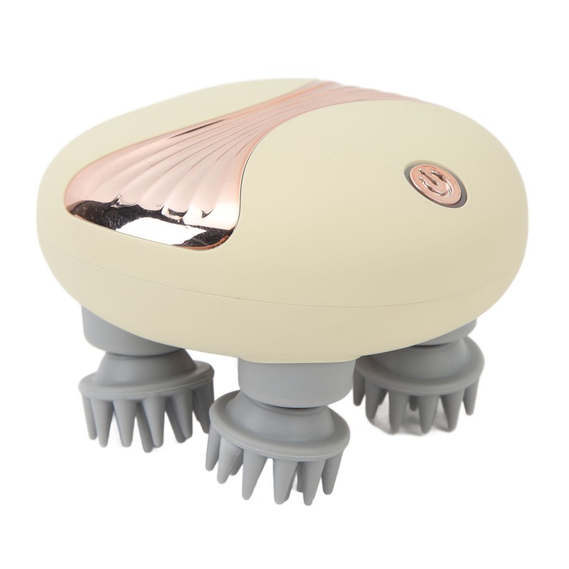 Electric Scalp Massagers 900MAH Light Orange Deep Massage Scalp Stress