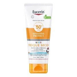 Protector Solar Eucerin Sun Kids Toque Seco Gel Crema 200ml